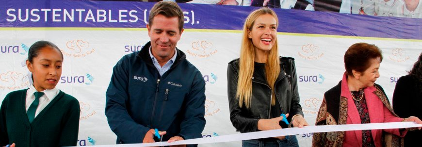 SURA Asset Management México y la fundación Happy Hearts Fund inauguran su 7ª Escuela autosustentable